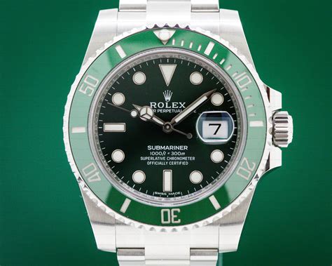 rolex black green|rolex submariner green.